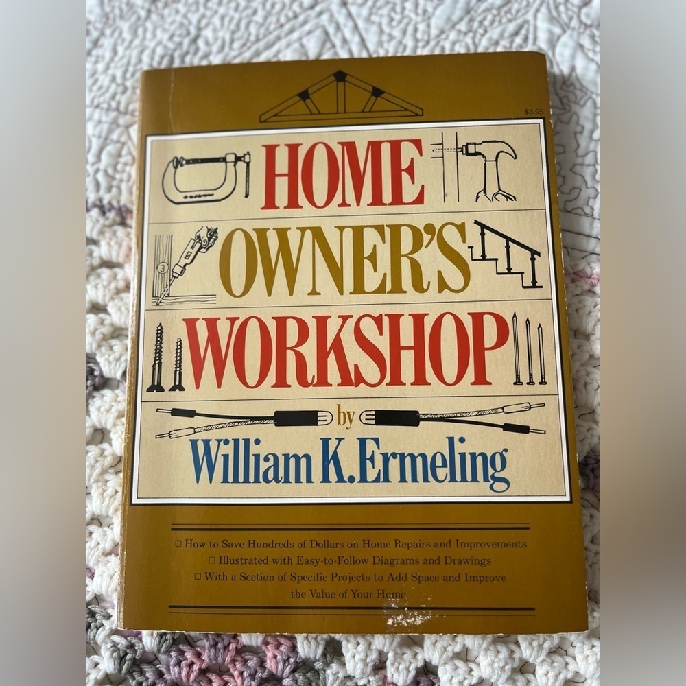 Home Owner’s Workshop Vintage 1977 Paperback book
